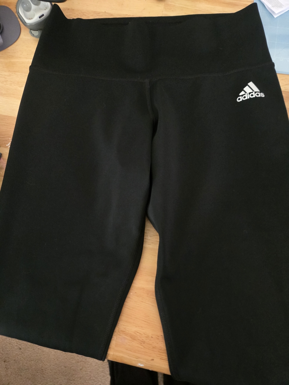adidas Black Kids' Capri Athletic Leggings